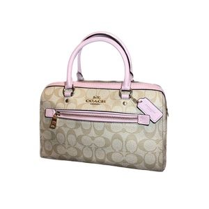 COACH Rowan Satchel Blossom Pink